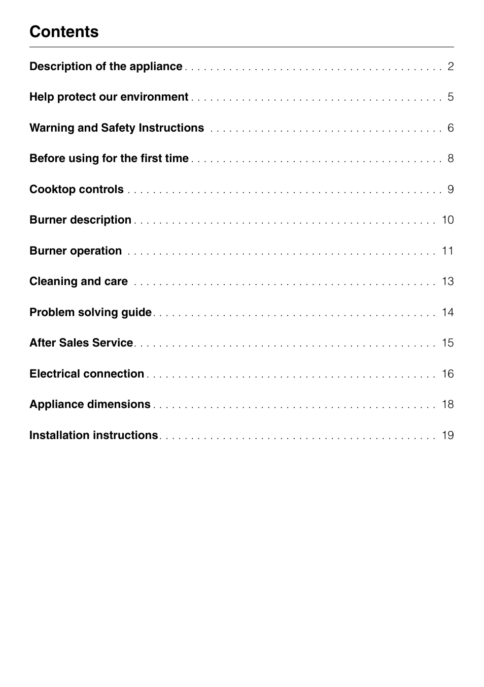 Miele KM82-2 User Manual | Page 4 / 24