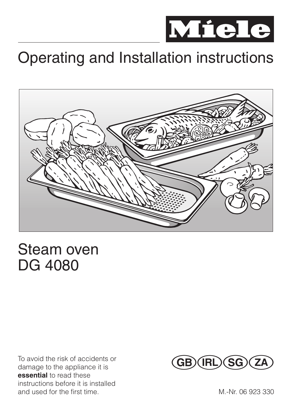 Miele DG4080 User Manual | 60 pages