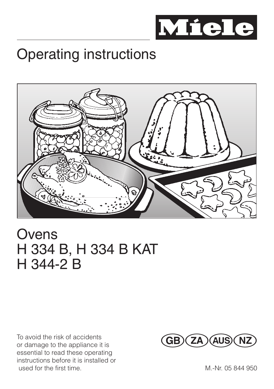Miele H334B User Manual | 76 pages