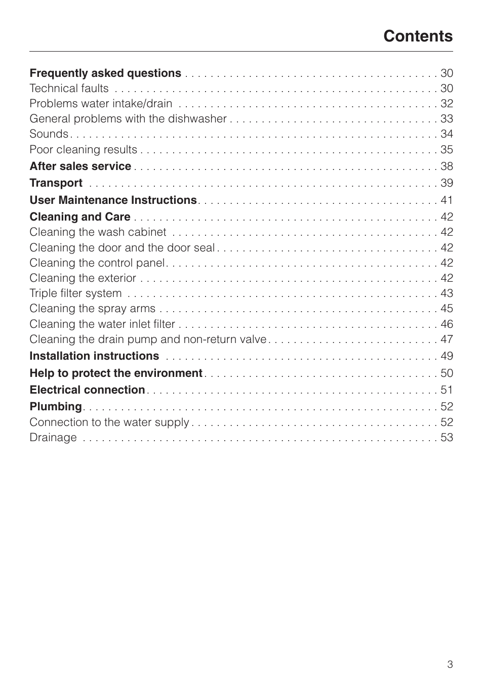 Miele G 2180 User Manual | Page 3 / 56