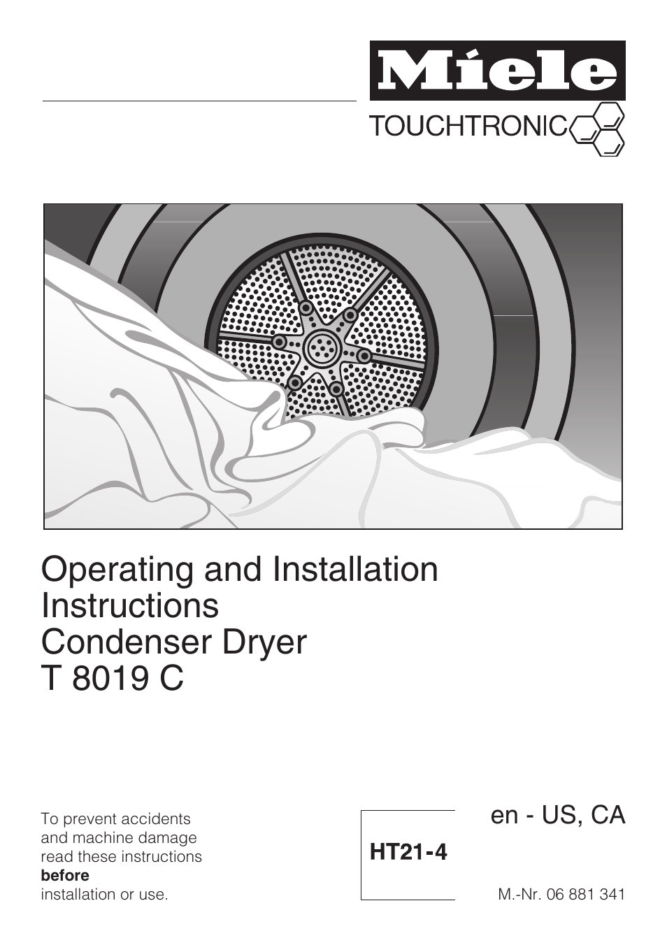 Miele T 8019 C User Manual | 44 pages