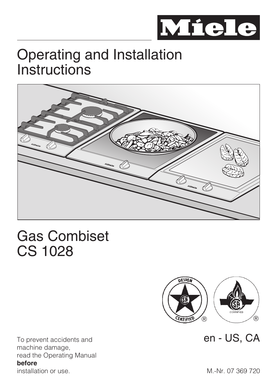 Miele CS1028 User Manual | 44 pages