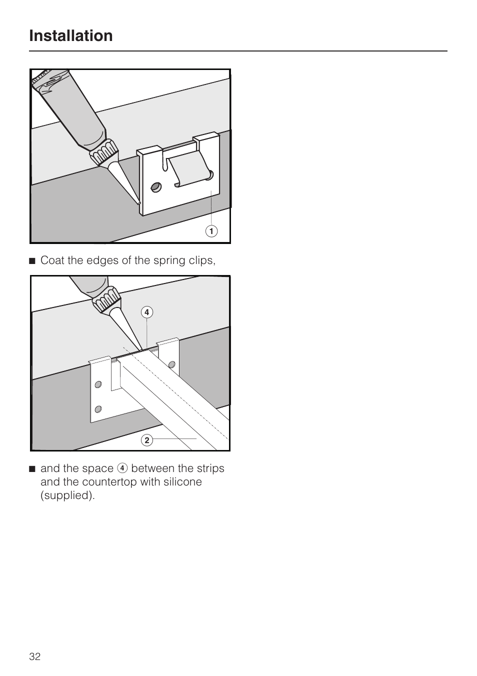 Installation | Miele CS1028 User Manual | Page 32 / 44