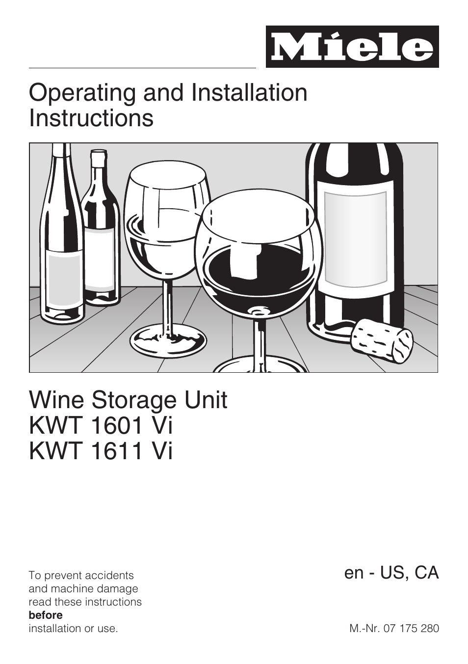 Miele KWT1611VI User Manual | 64 pages