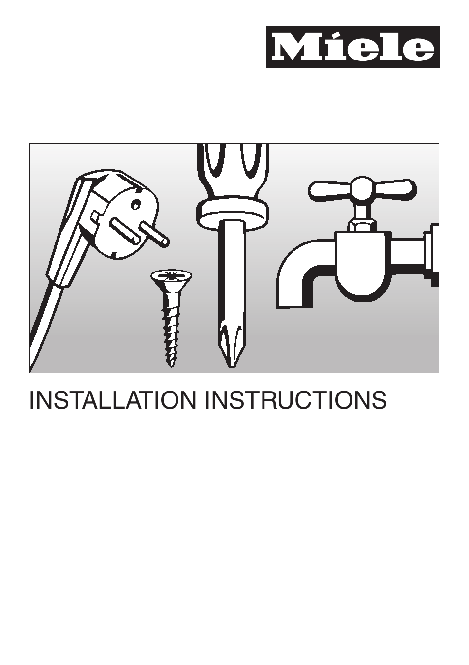 Installation instructions 39 | Miele G 7827 User Manual | Page 39 / 48