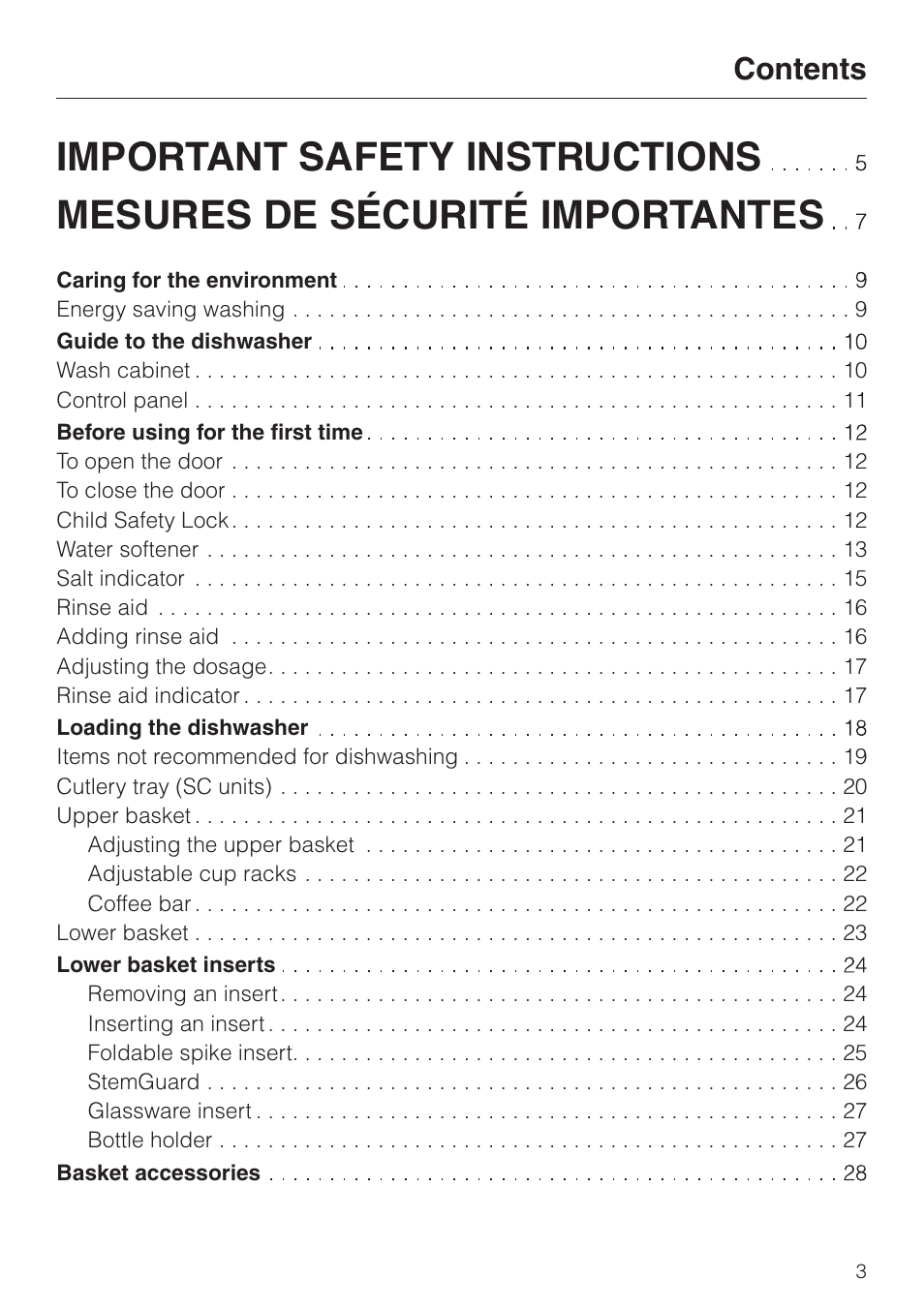 Miele TOUCHTRONIC PREMIER PLUS HG01 User Manual | Page 3 / 56