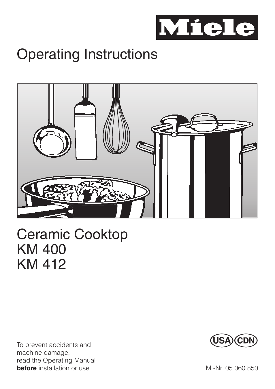 Miele KM412 User Manual | 24 pages