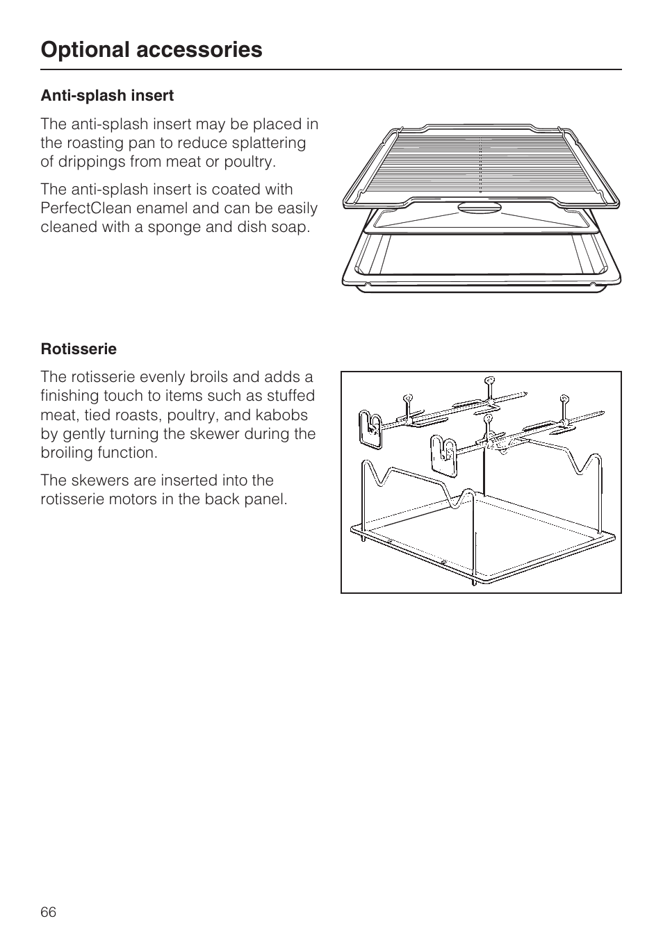 Optional accessories | Miele H4782BP User Manual | Page 66 / 76