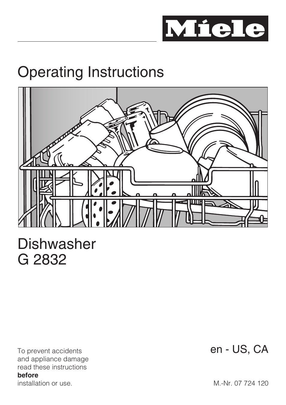 Miele G 2832 User Manual | 80 pages