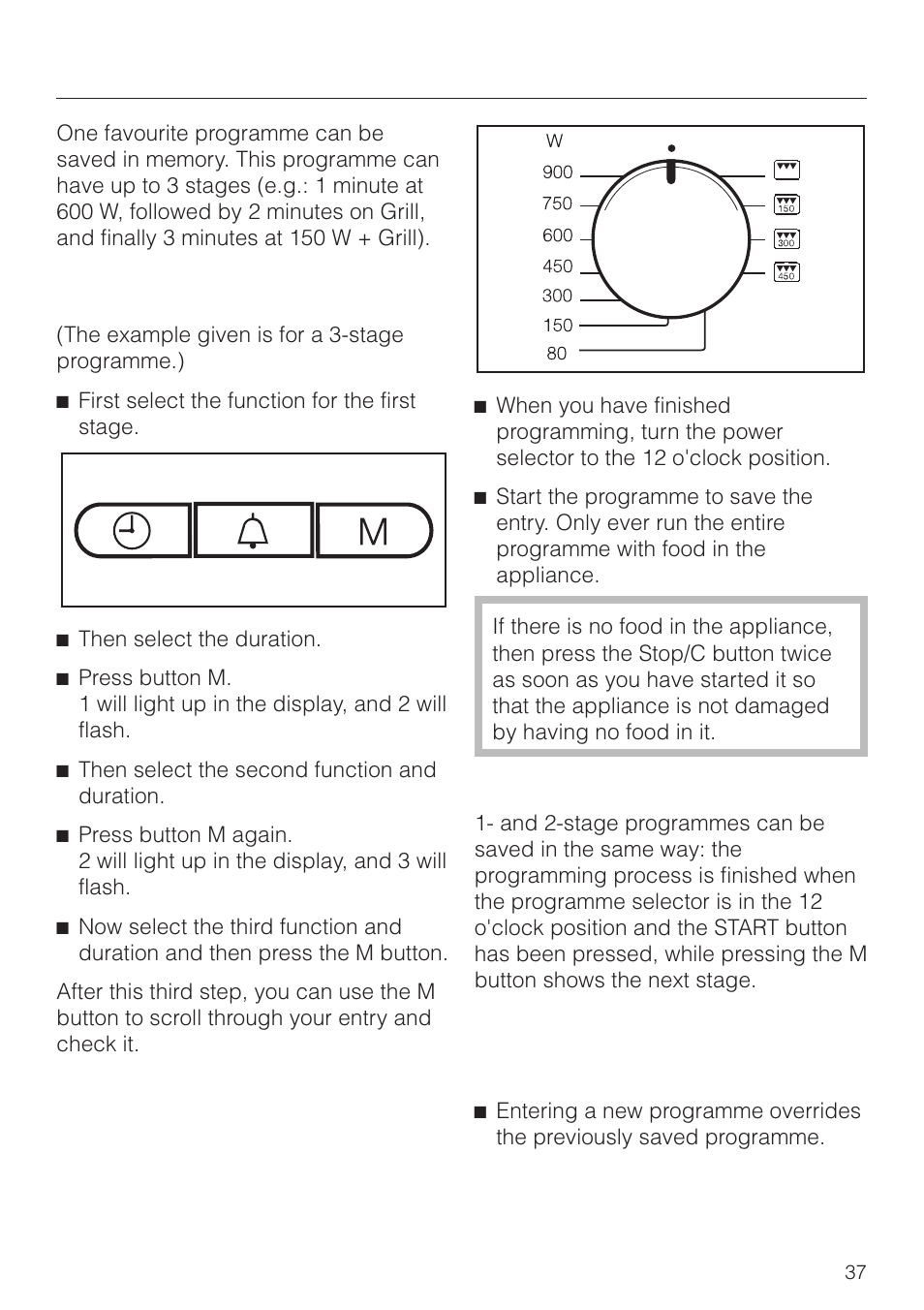Saving your favourite programme 37, Saving your favourite programme, Programming | Miele M 8261 User Manual | Page 37 / 60