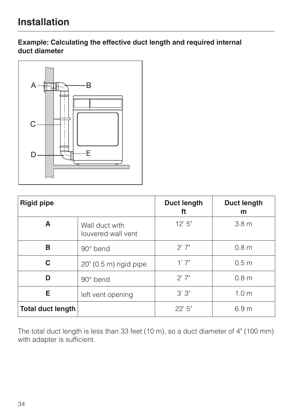 Installation | Miele TOUCHTRONIC T 1313 User Manual | Page 38 / 40