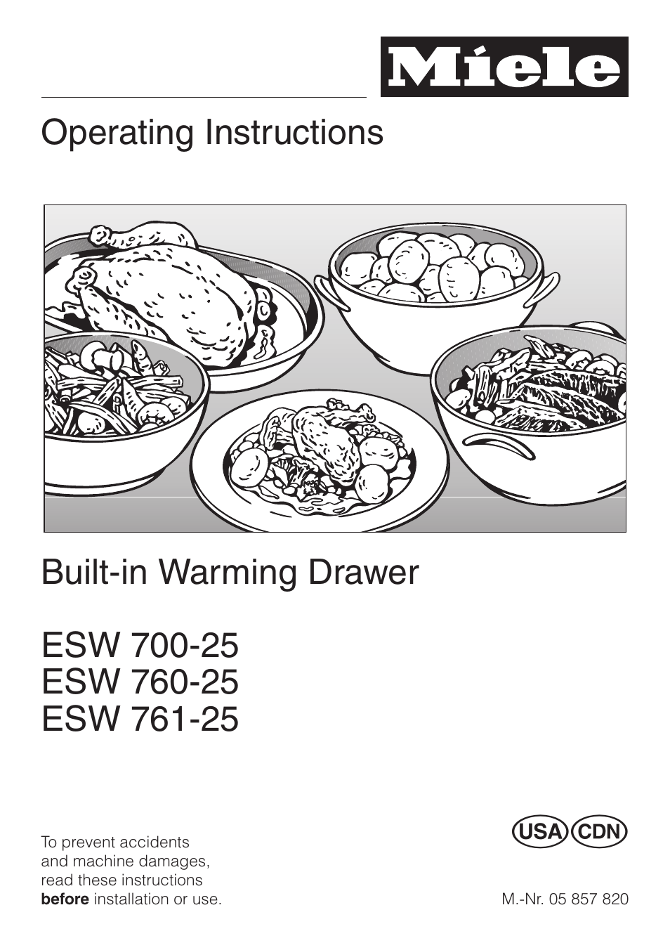 Miele ESW761-25 User Manual | 32 pages