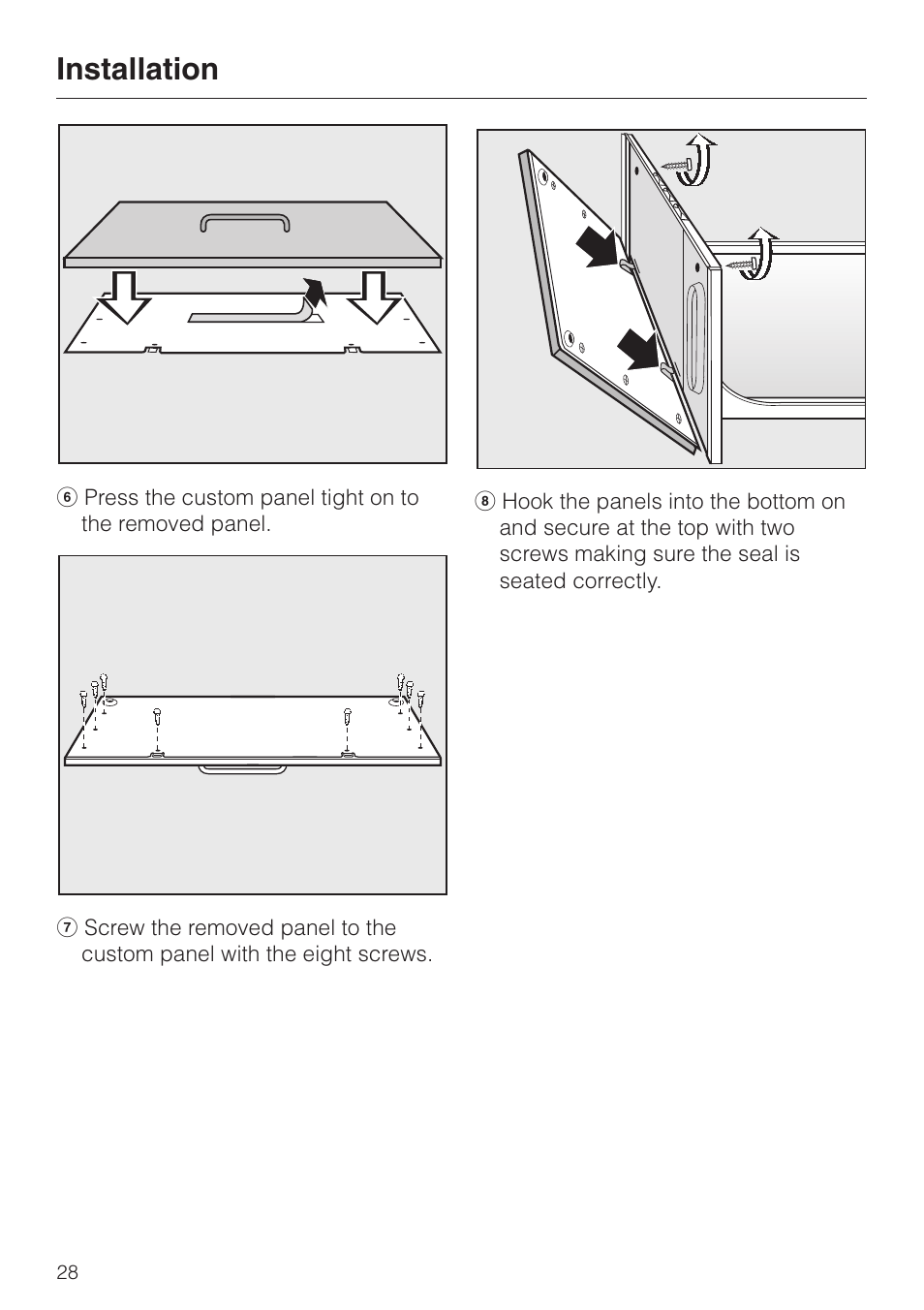 Installation | Miele ESW761-25 User Manual | Page 28 / 32
