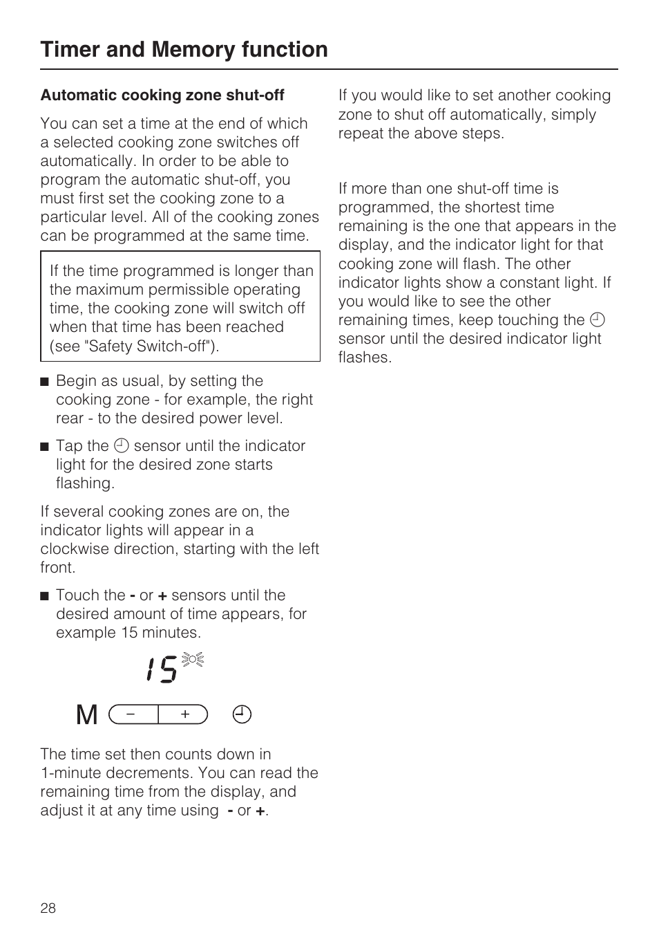 Miele KM 5993 User Manual | Page 28 / 60