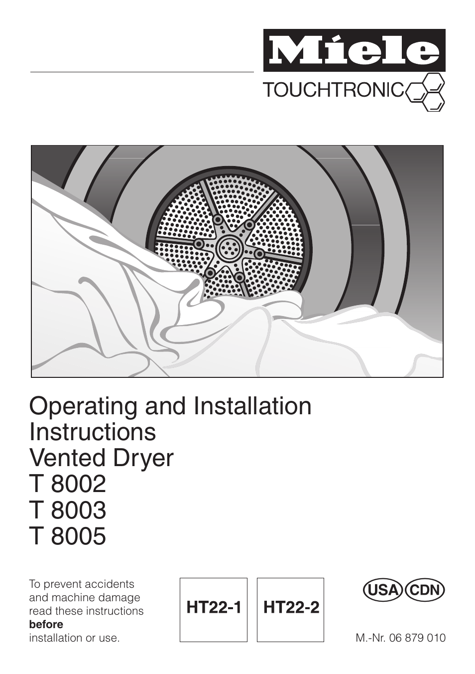 Miele T8003 User Manual | 40 pages