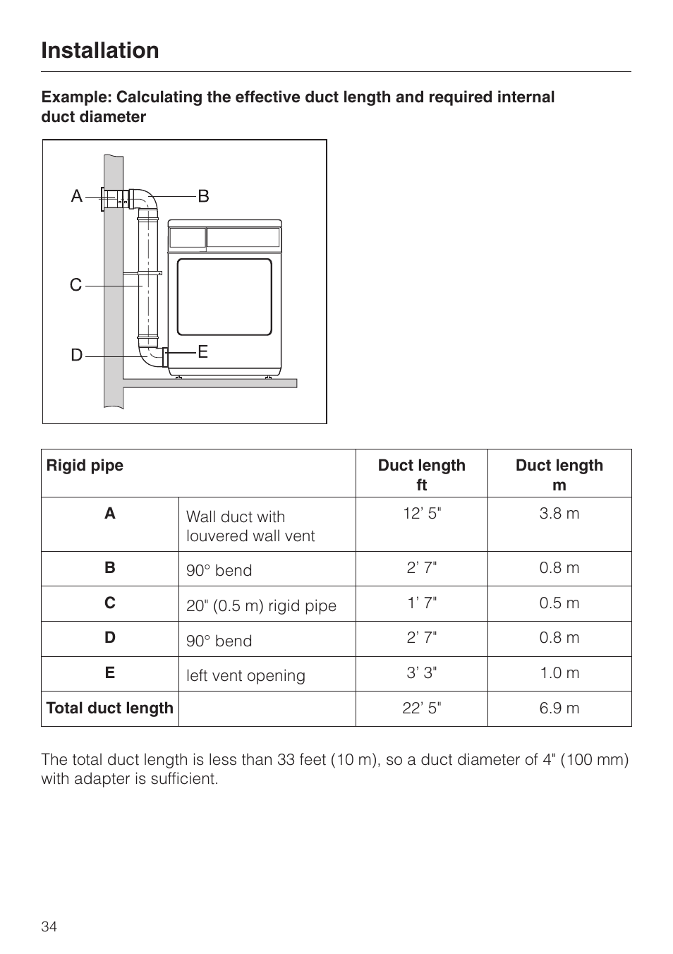 Installation | Miele T8003 User Manual | Page 38 / 40
