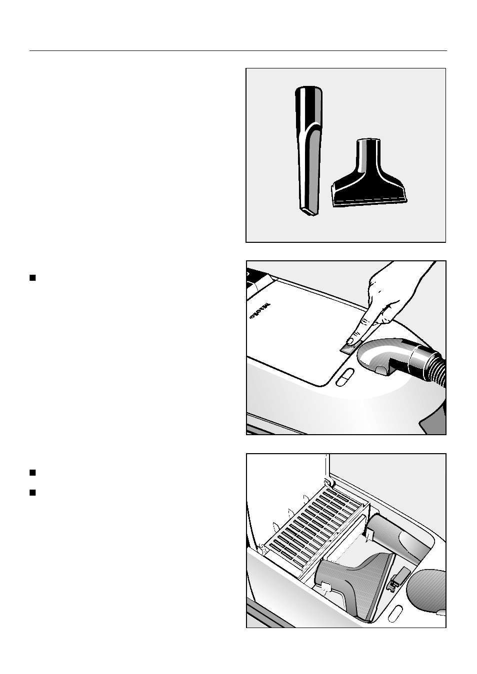 Included accessories 13, Included accessories | Miele S 246i User Manual | Page 13 / 36
