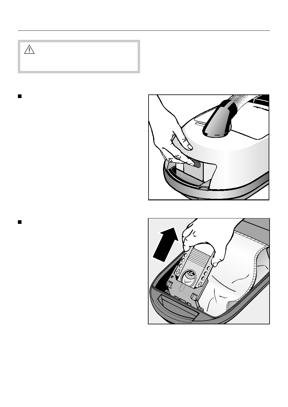 Changing the dustbag 22, Changing the dustbag, Vacuum care | Miele S 246i User Manual | Page 22 / 36