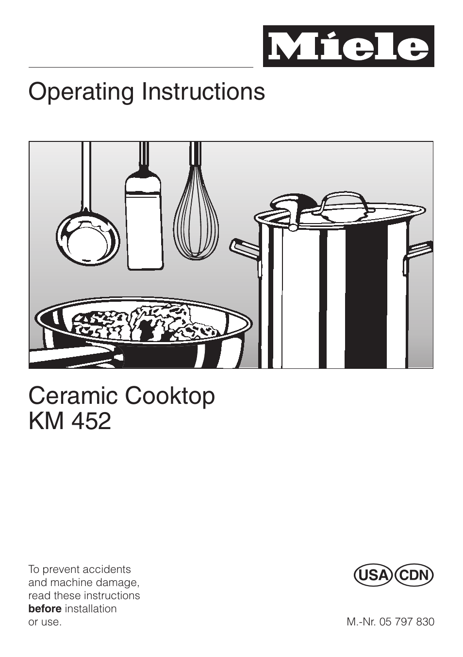 Miele KM 452 User Manual | 32 pages