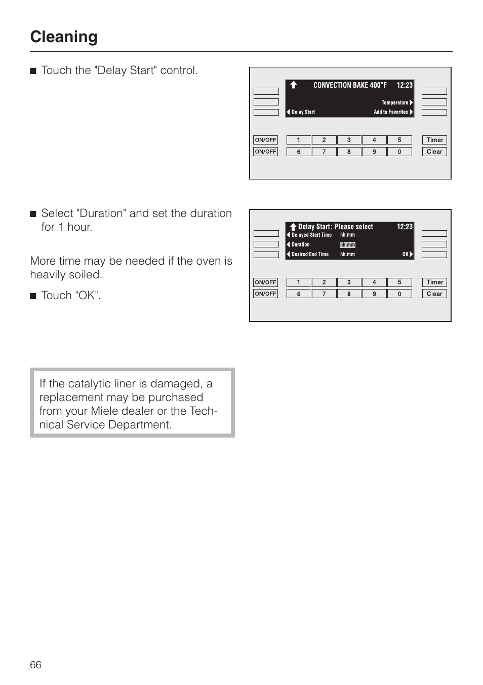 Cleaning | Miele H398B2 User Manual | Page 66 / 84