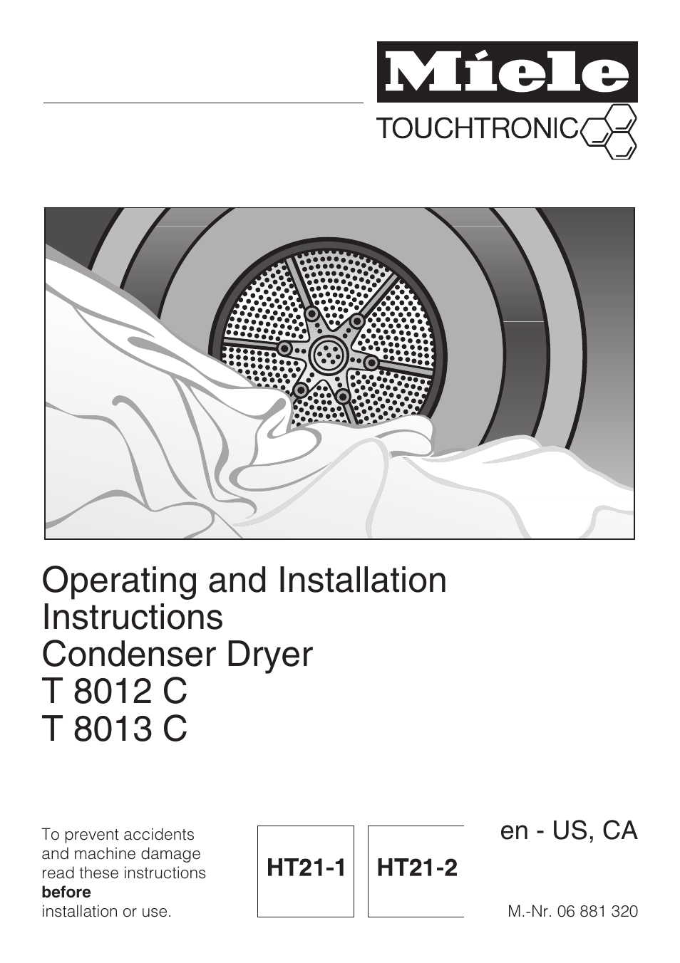 Miele T8013C User Manual | 40 pages