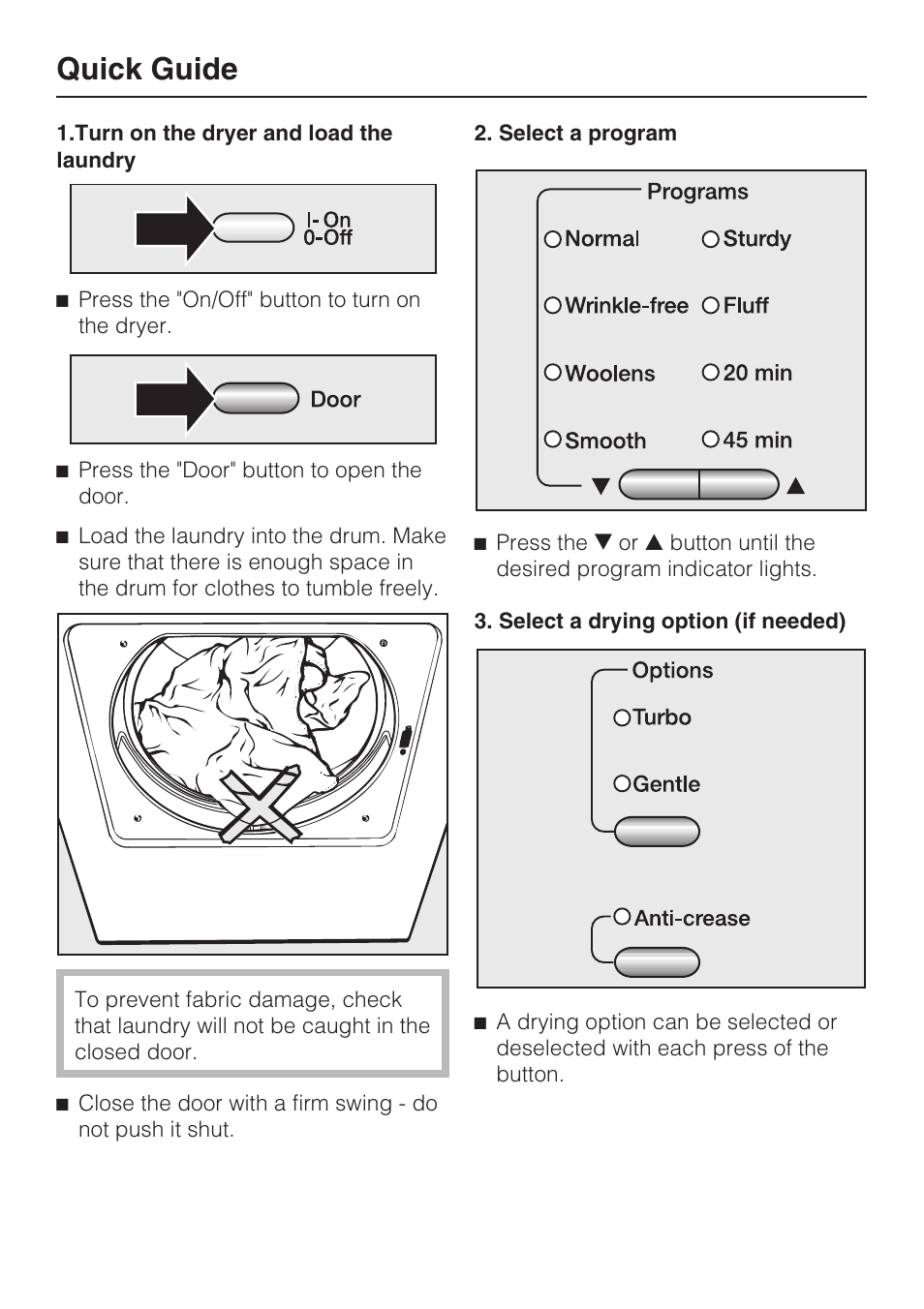 Quick guide | Miele T8013C User Manual | Page 20 / 40