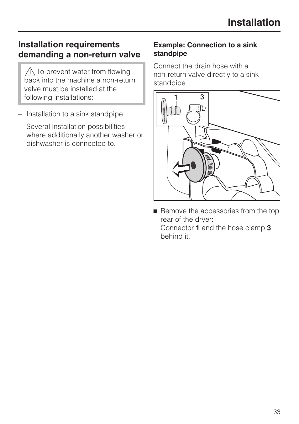 Installation | Miele T8013C User Manual | Page 37 / 40