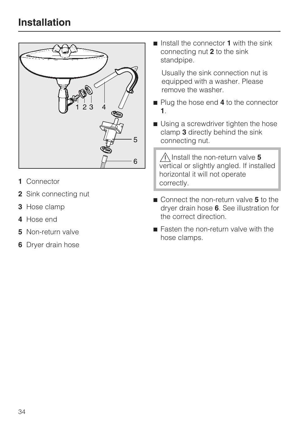 Installation | Miele T8013C User Manual | Page 38 / 40