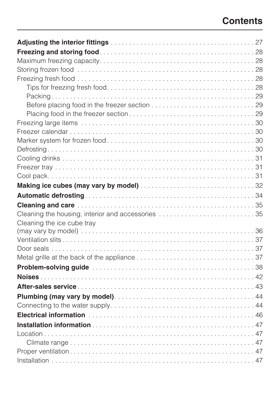 Miele KFN 8995 SD ED-1 User Manual | Page 3 / 60