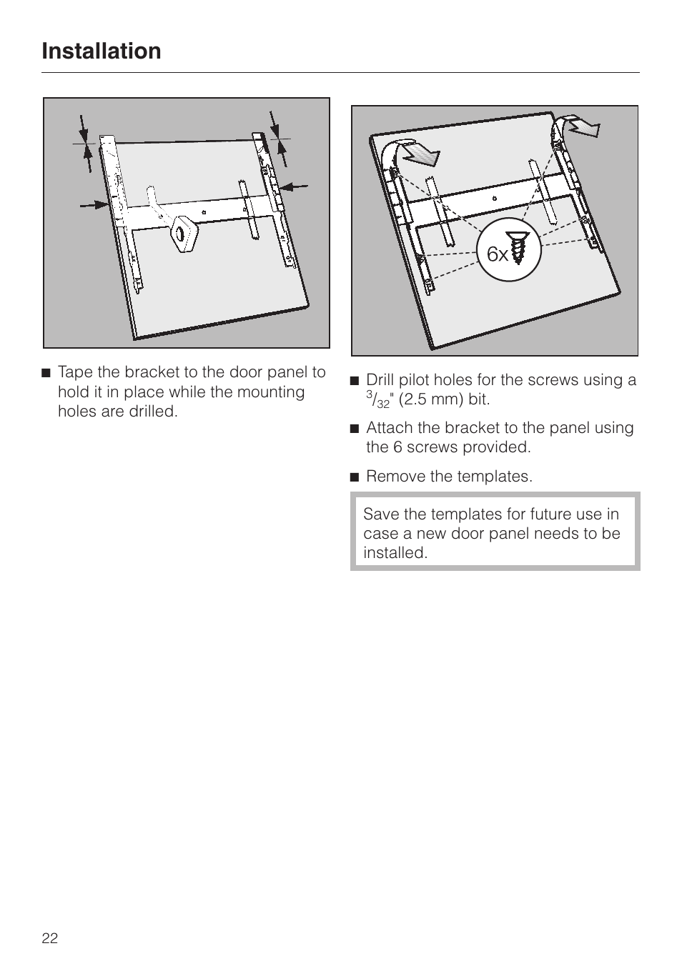 Installation | Miele HG02 User Manual | Page 22 / 40