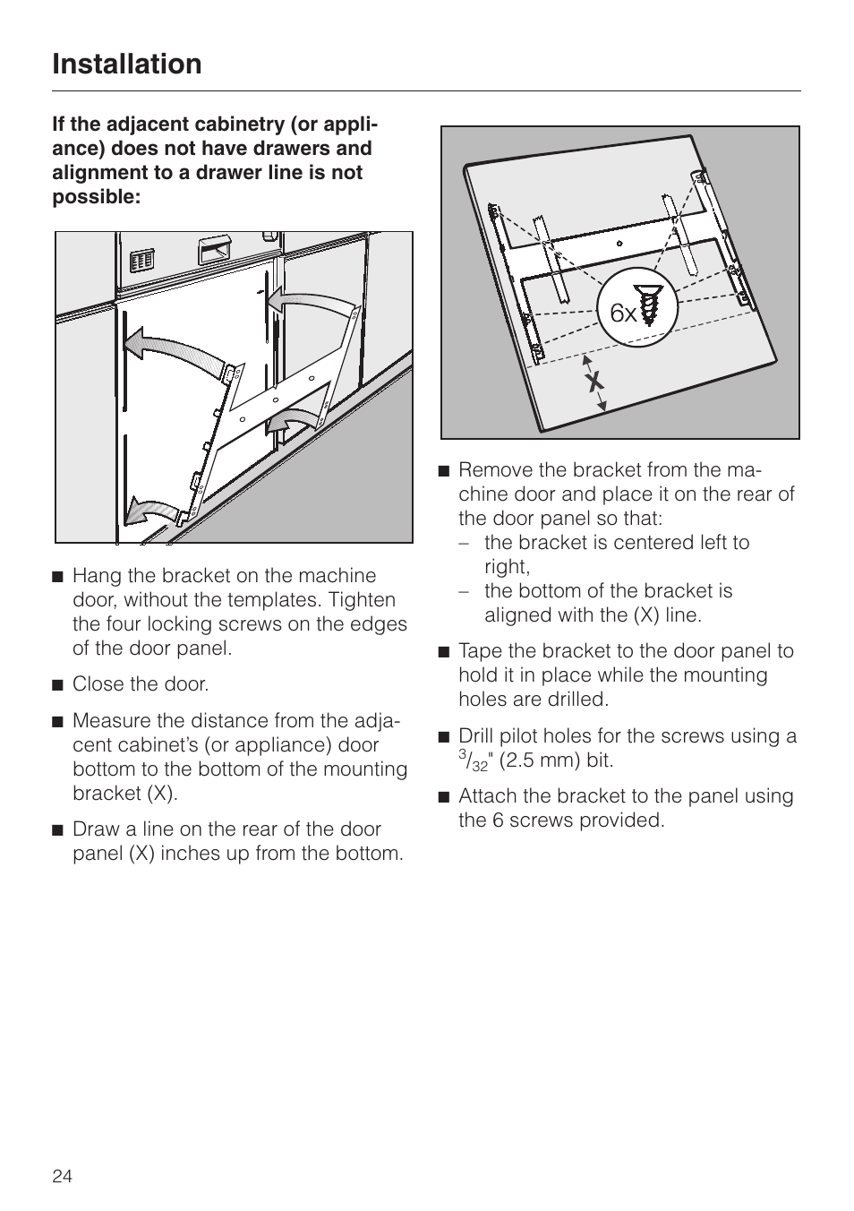 Installation | Miele HG02 User Manual | Page 24 / 40