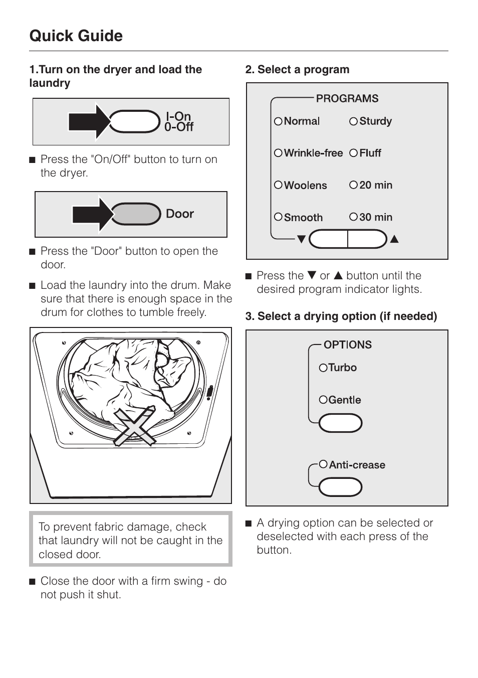 Quick guide | Miele T1322C User Manual | Page 18 / 36