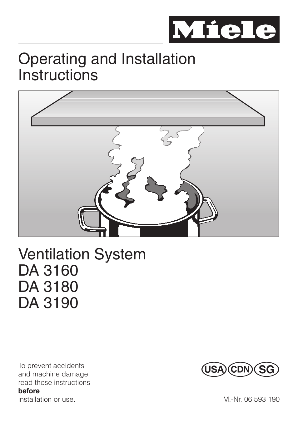 Miele DA3190 User Manual | 36 pages