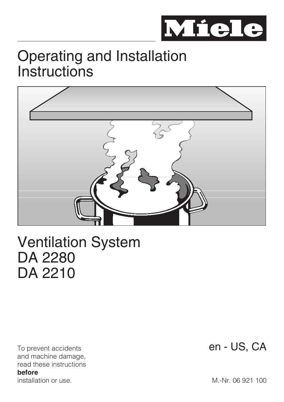 Miele DA2280 User Manual | 36 pages