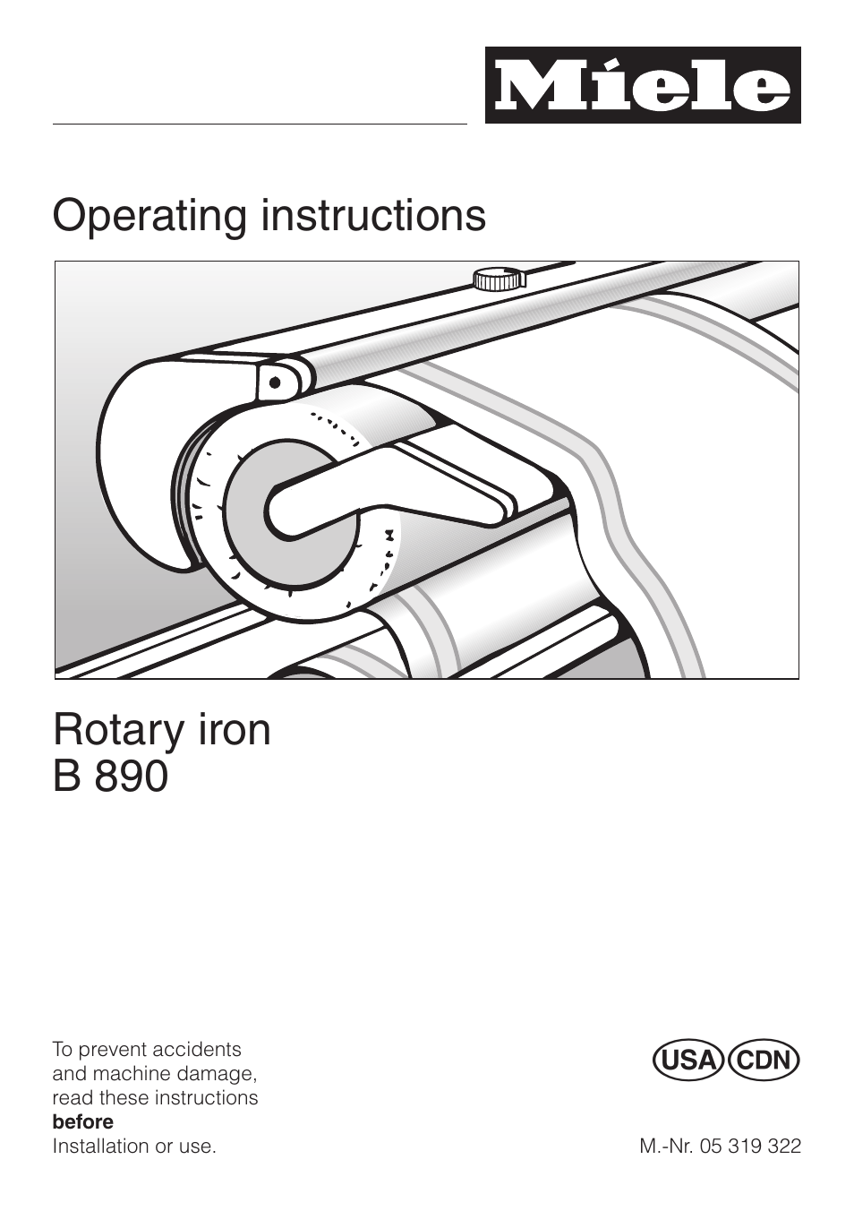 Miele B 890 User Manual | 36 pages