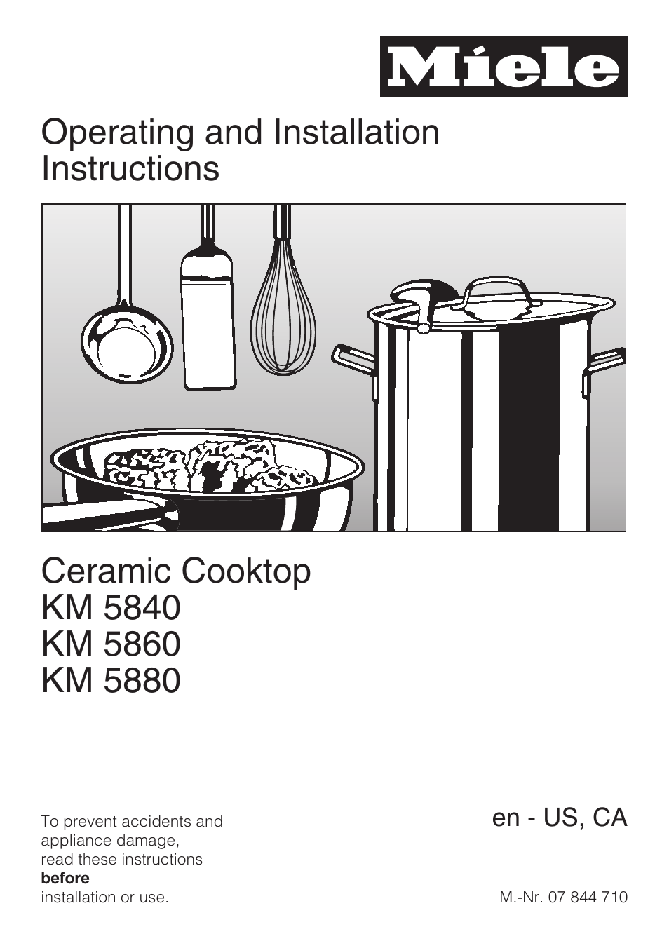 Miele KM 5880 User Manual | 56 pages