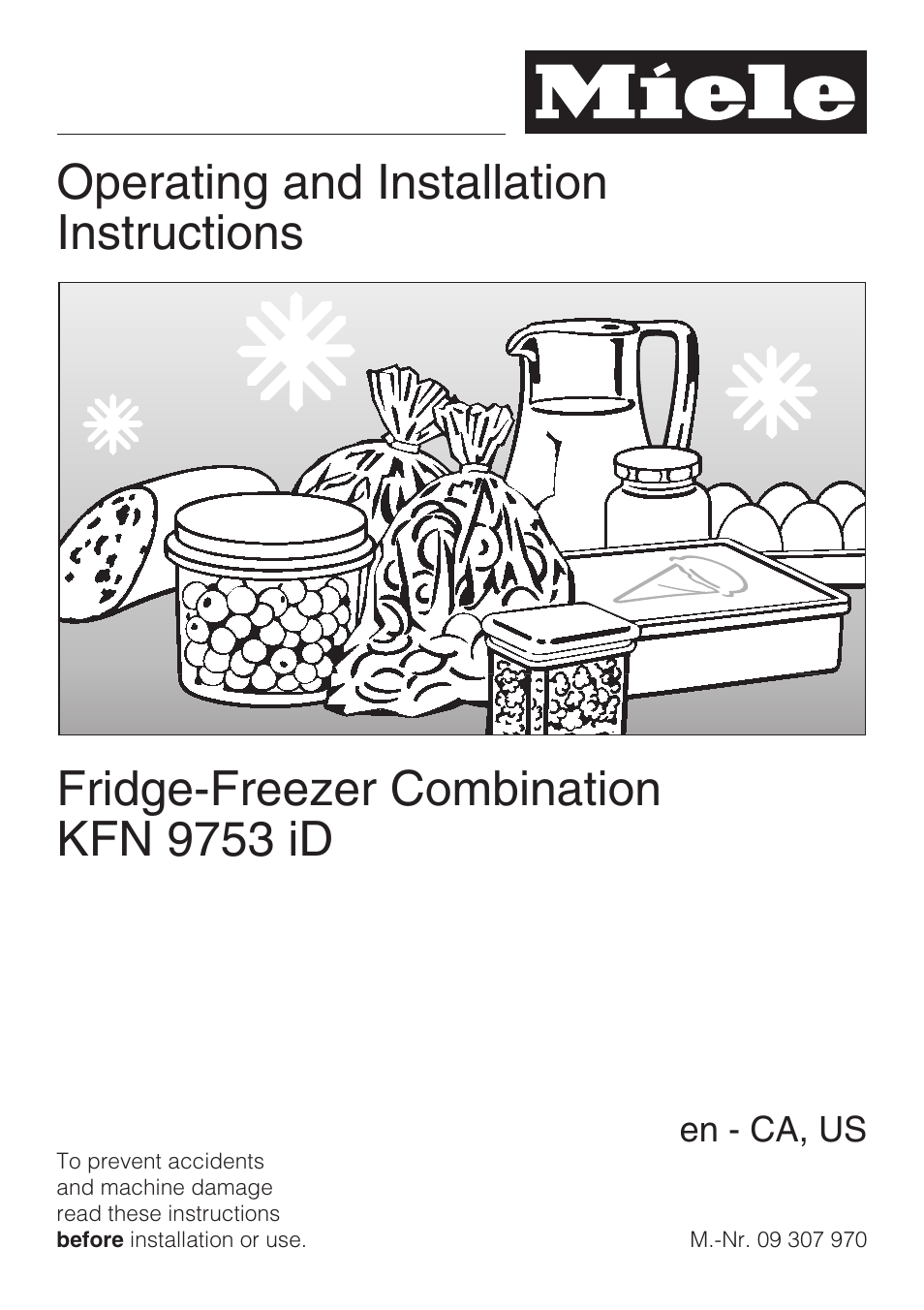 Miele KFN 9753 iD EN User Manual | 56 pages