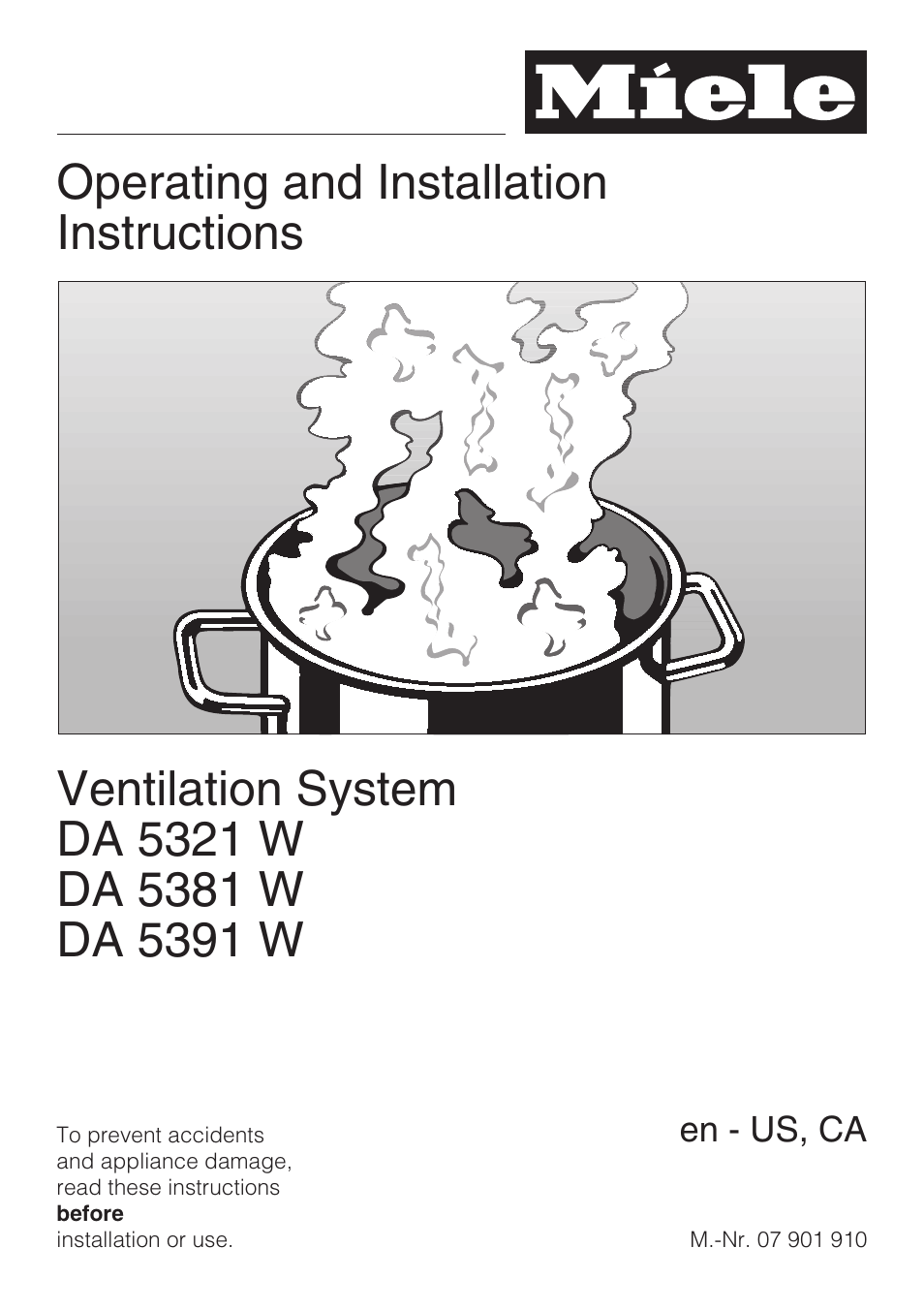 Miele DA 5391 W User Manual | 40 pages