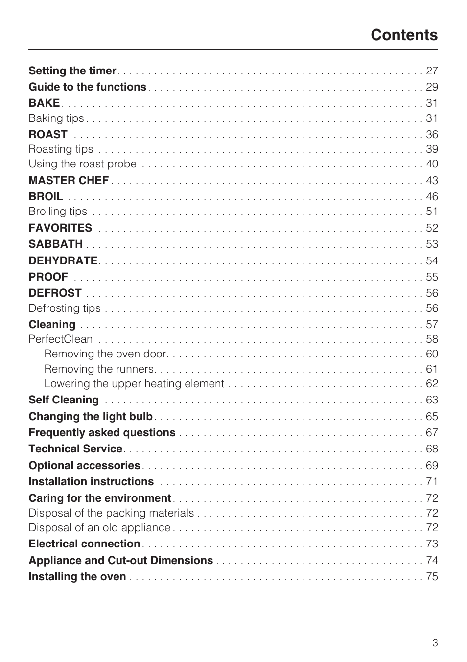 Miele H4890BP2 User Manual | Page 3 / 80