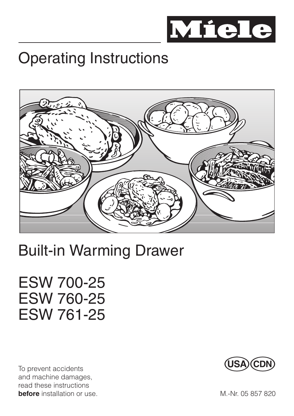 Miele ESW700-25 User Manual | 32 pages