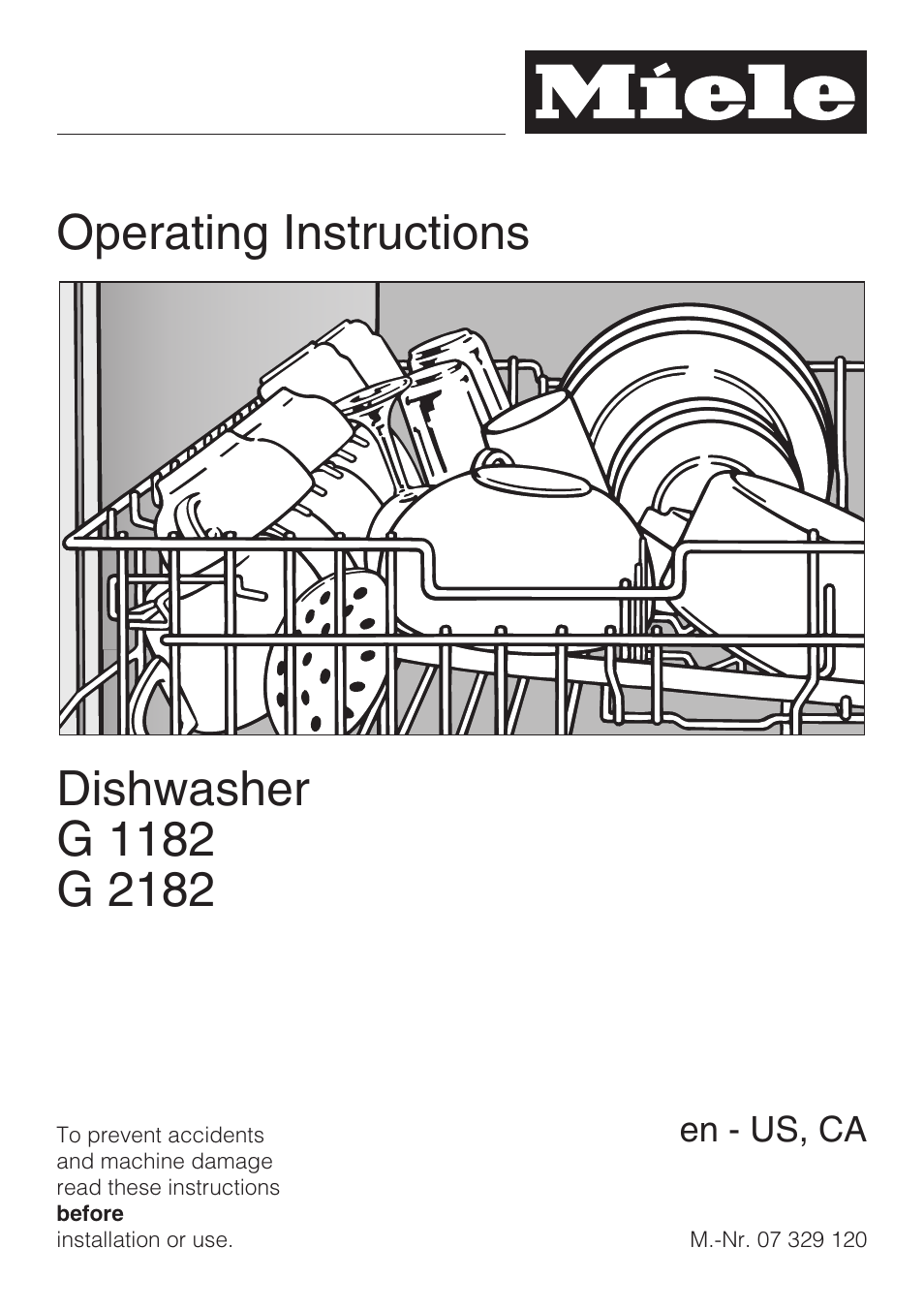 Miele G2182 User Manual | 56 pages