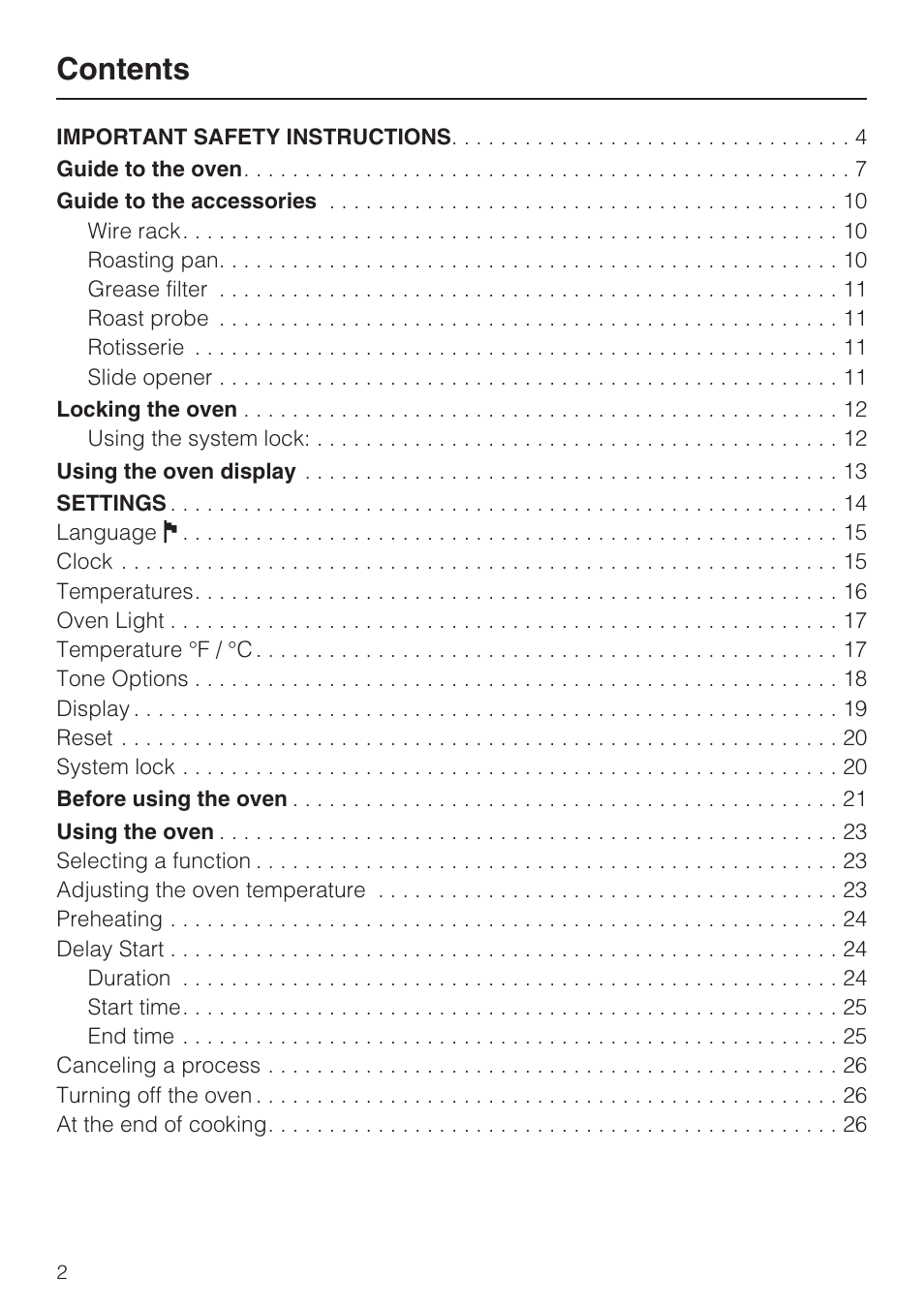 Miele H4890B2 User Manual | Page 2 / 76