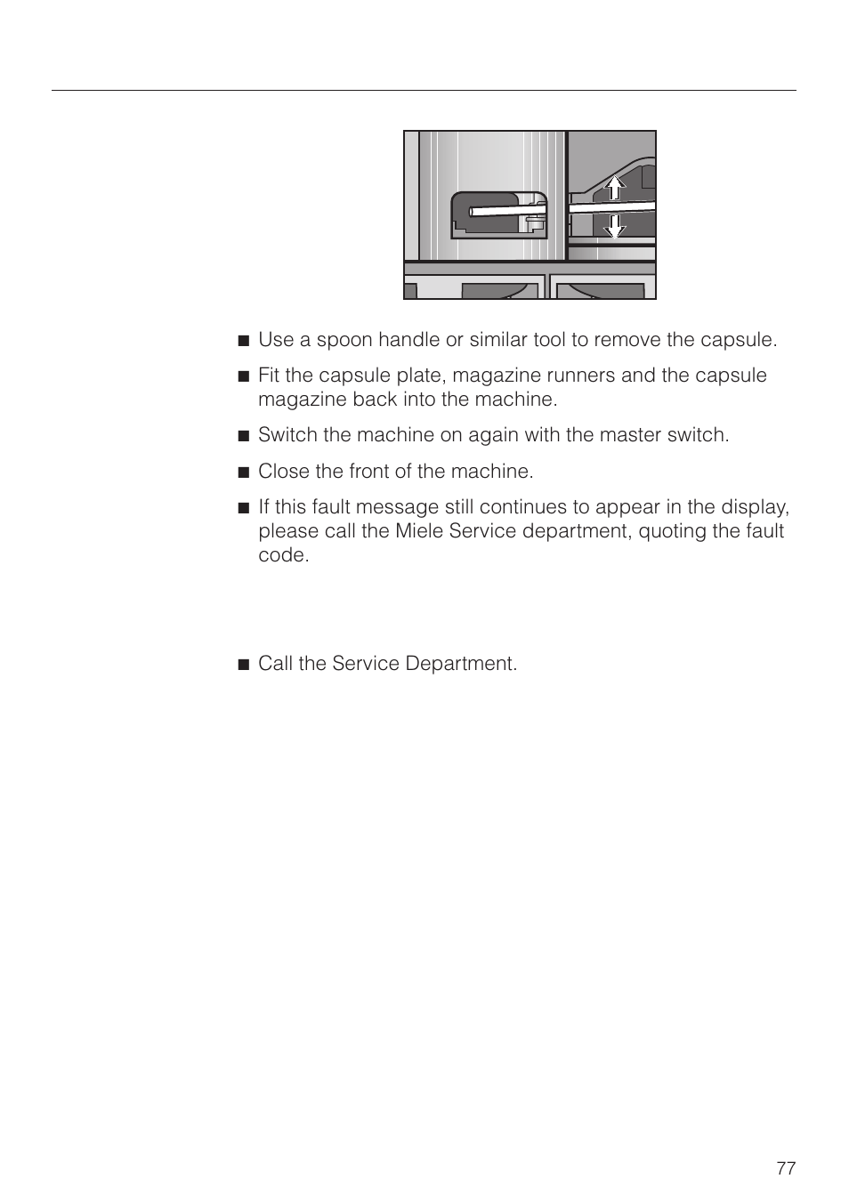 Problem solving guide | Miele CVA 2660 User Manual | Page 77 / 88