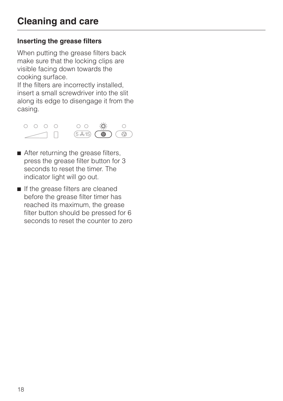 Cleaning and care | Miele DA 362-75 User Manual | Page 18 / 40