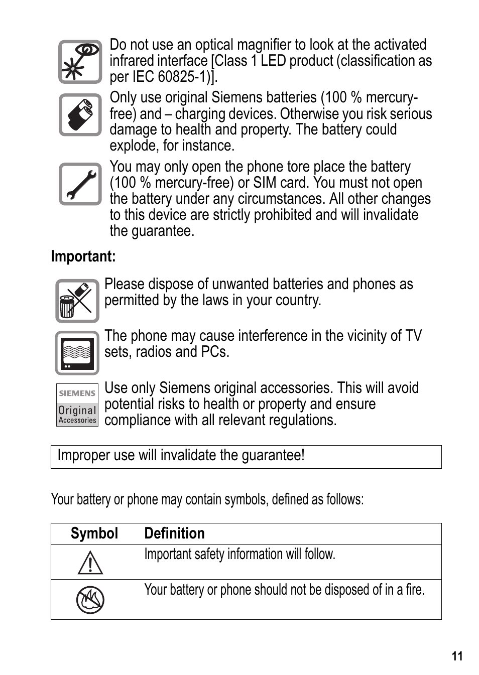 Siemens U15 User Manual | Page 12 / 188