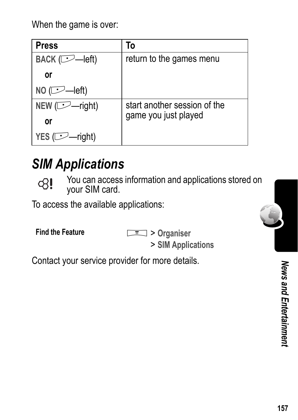 Sim applications | Siemens U15 User Manual | Page 158 / 188