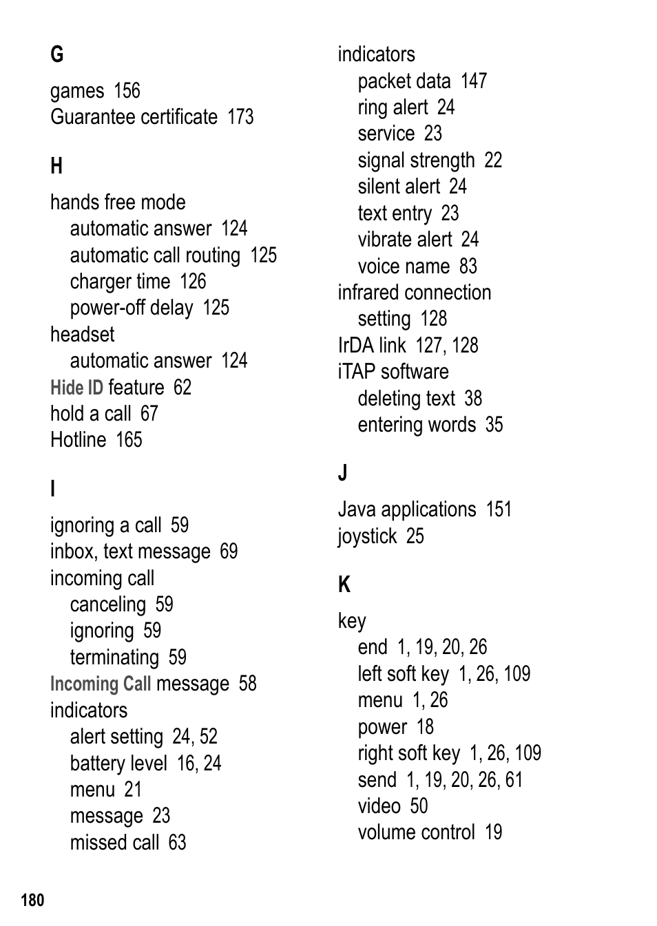 Siemens U15 User Manual | Page 181 / 188