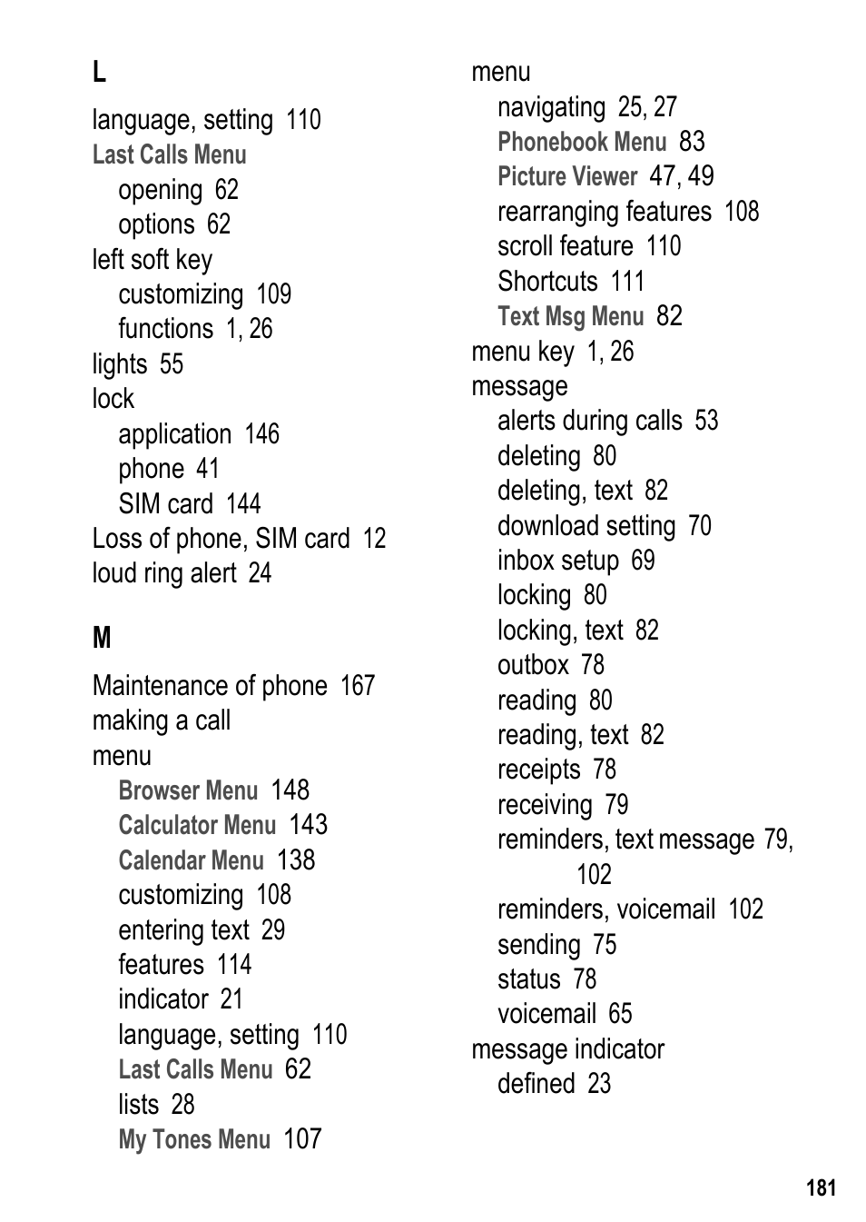 Siemens U15 User Manual | Page 182 / 188