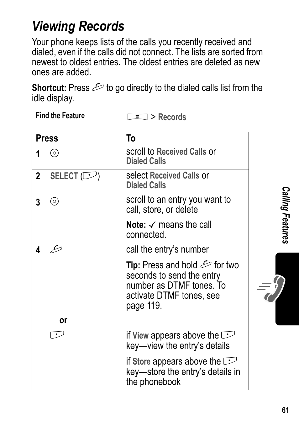 Viewing records | Siemens U15 User Manual | Page 62 / 188