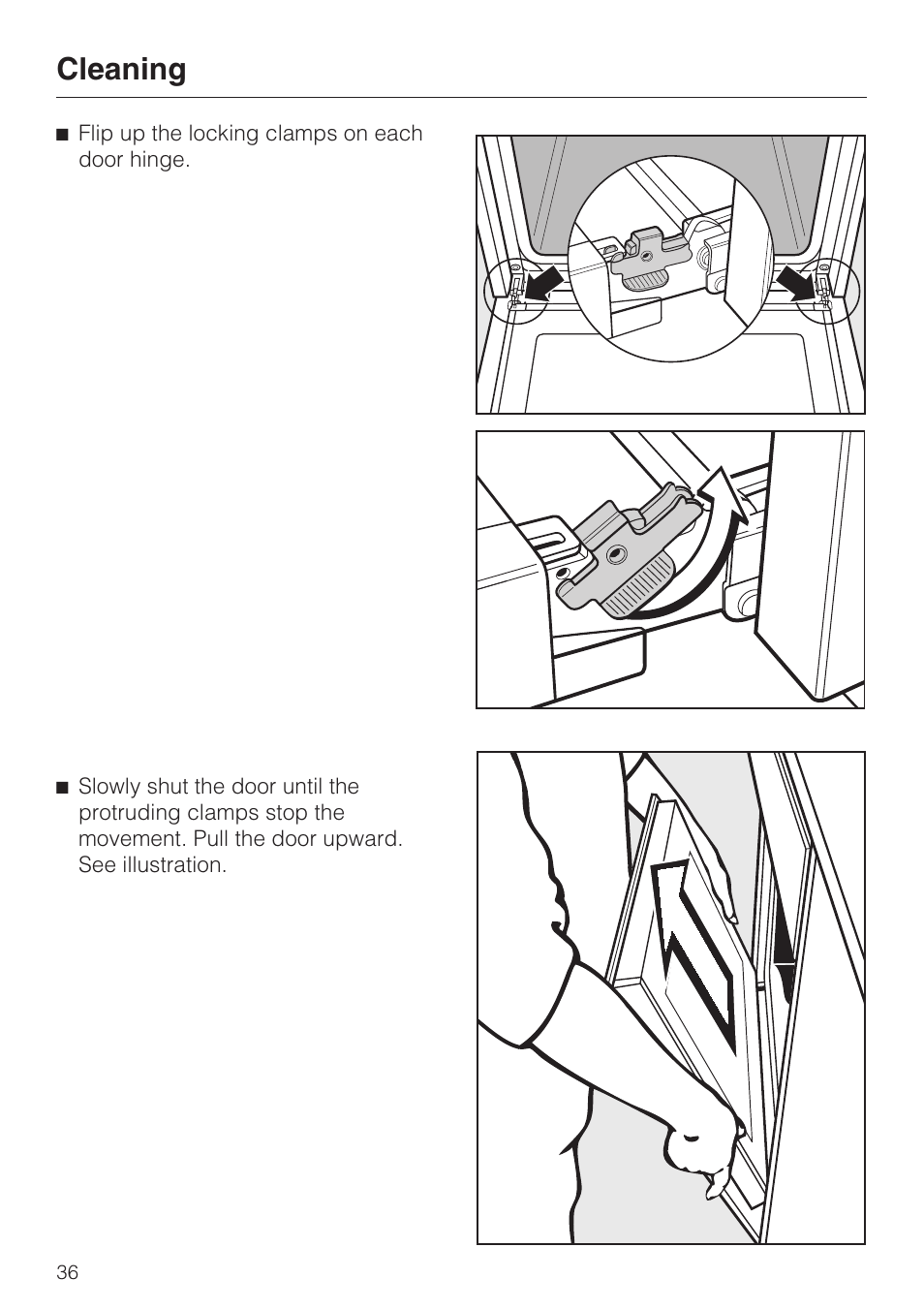 Cleaning | Miele H 4242 B User Manual | Page 36 / 56